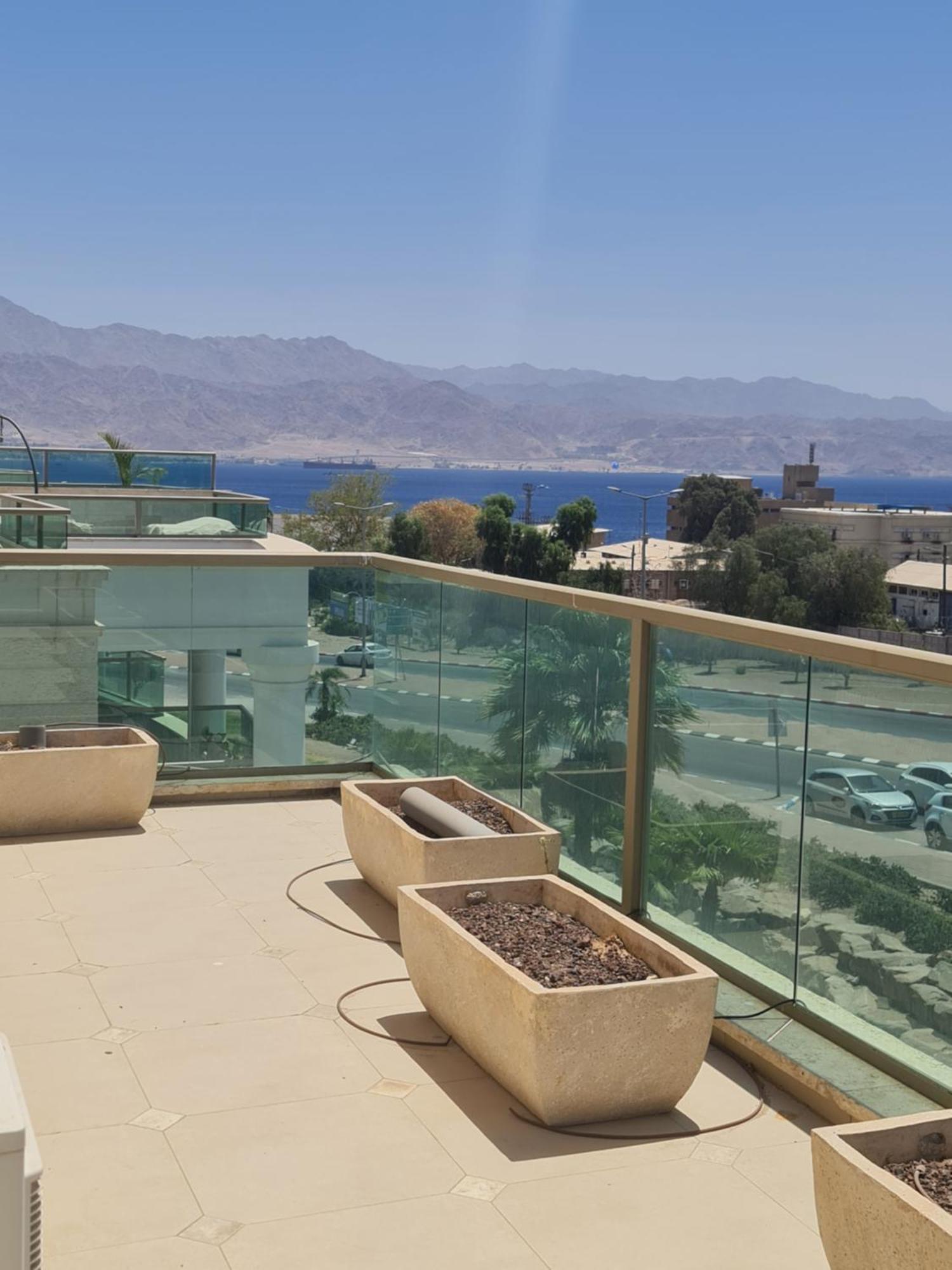 Palmore Top Luxury Penthause With Juccuzi First Line Of The Seaside Apartment Eilat Bagian luar foto