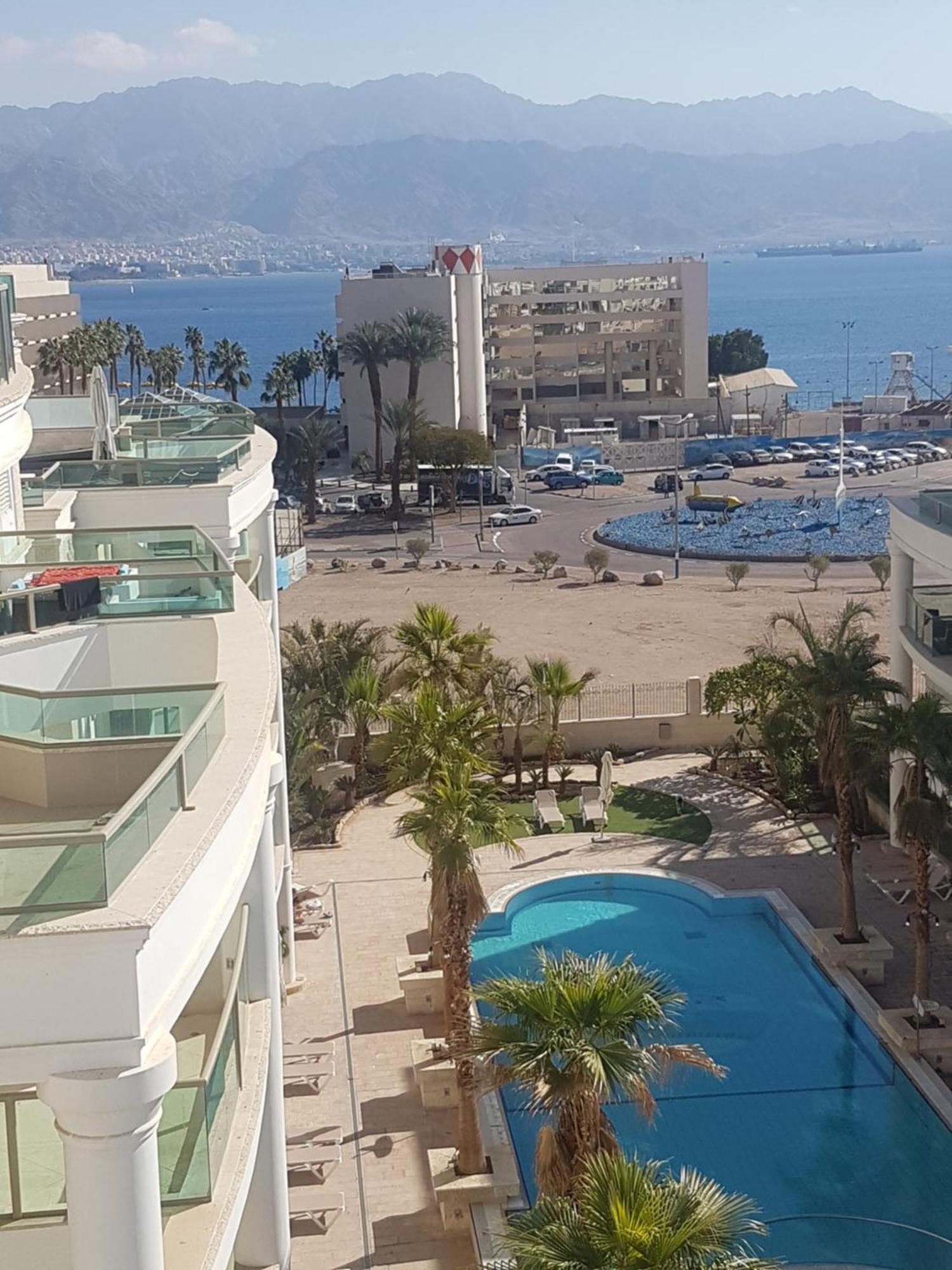 Palmore Top Luxury Penthause With Juccuzi First Line Of The Seaside Apartment Eilat Bagian luar foto