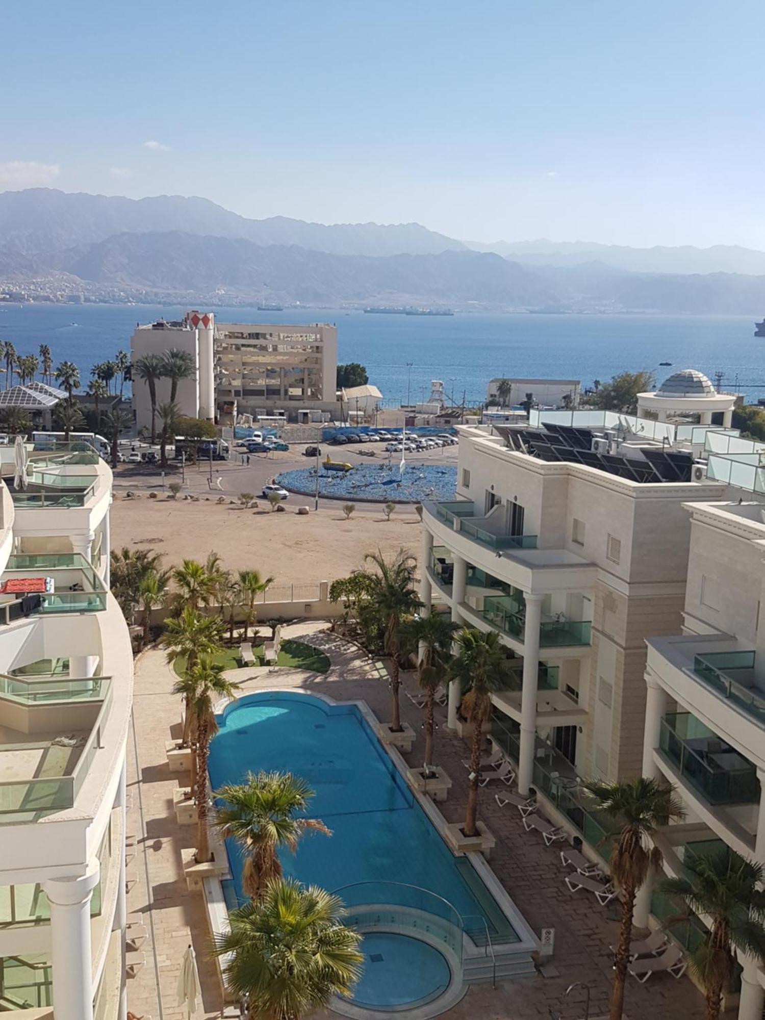 Palmore Top Luxury Penthause With Juccuzi First Line Of The Seaside Apartment Eilat Bagian luar foto