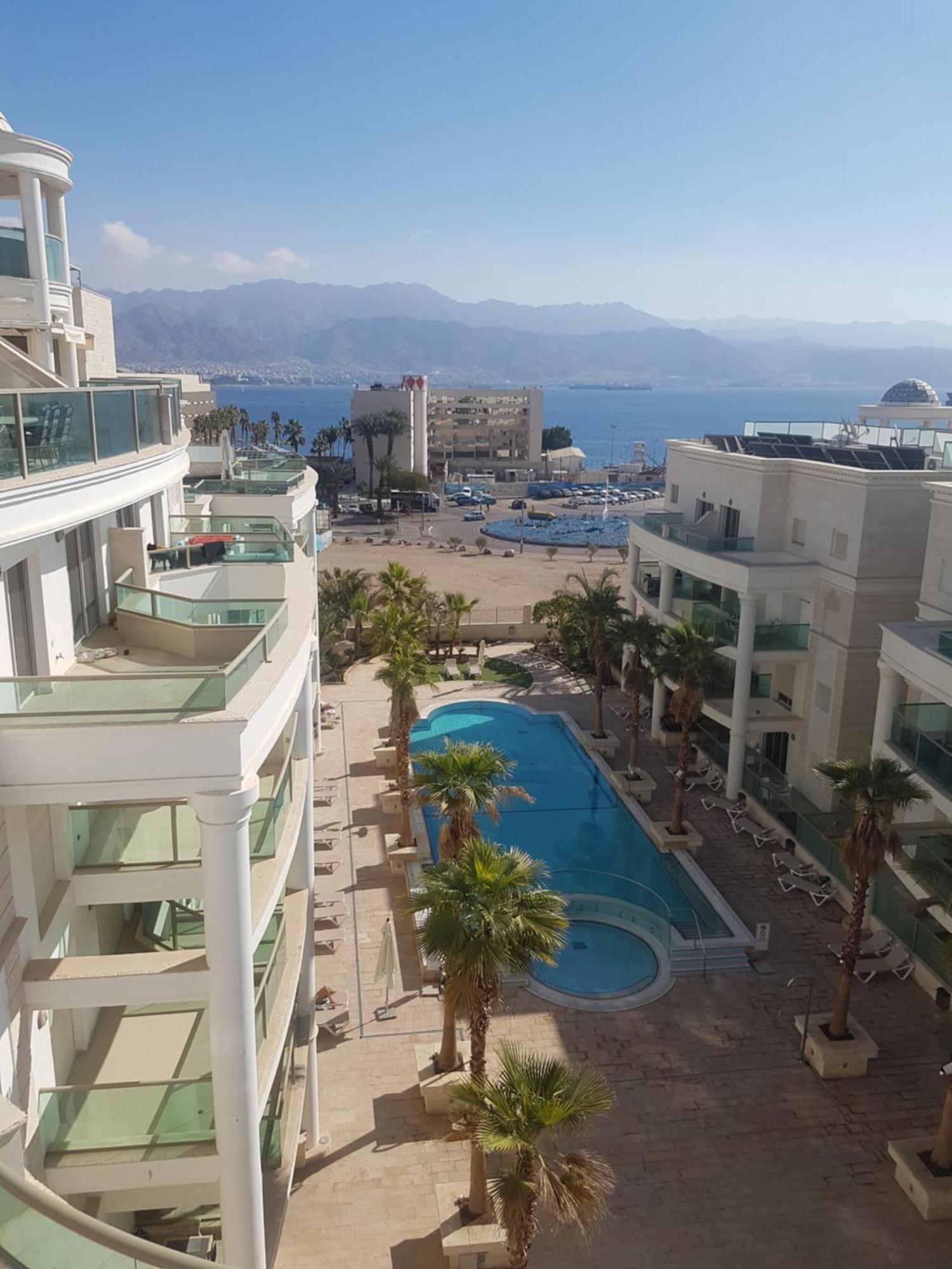 Palmore Top Luxury Penthause With Juccuzi First Line Of The Seaside Apartment Eilat Bagian luar foto